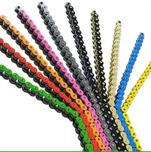 Chaîne à rouleaux de transmission de moto Rainbow Jet Fuel multicolore 415 420 428 <span class=keywords><strong>520</strong></span> <span class=keywords><strong>525</strong></span> 530, chaînes à rouleaux à usage intensif avec joint torique et joint en X - Product Image 6