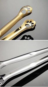 304 Stainless Steel <b>BBQ</b> Tongs Heat Resistant & Easily Cleaned Multi-Purpose <b>BBQ</b> Tool Set Bread Towel Ice Clips - Product Image 3