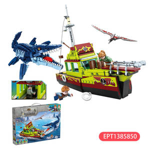 EPT 528 pièces dinosaure Figure modèle équipe d'espions blocs de construction bloc assembler jouets dinosaure Puzzle ensemble jeu blocs de construction - Product Image 4