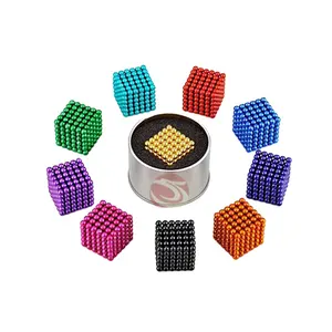 216Pcs Juego de bolas magnéticas de 3 mm Magnet Cube Toy Toy para aliv 