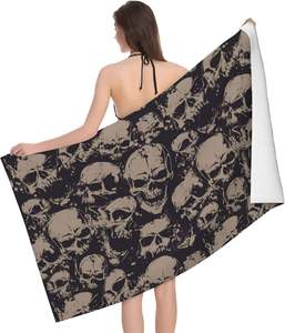 <span class=keywords><strong>Toalla</strong></span> de <span class=keywords><strong>Playa</strong></span> Personalizada de Microfibra con Diseño de <span class=keywords><strong>Calavera</strong></span> del Día de los Muertos, Antiarena, de Alta Absorbencia y Secado Rápido para Gimnasio y <span class=keywords><strong>Playa</strong></span> - Product Image 6