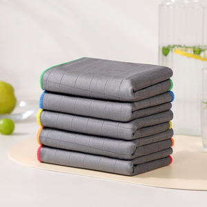 Chiffon de nettoyage en microfibre sans peluches et sans traces pour vitres, cuisine, voiture, miroir, 30x40cm – Vente en gros directe usine - Product Image 2