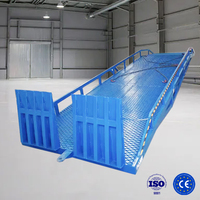 Mobile Laderampe Verstellbare Hydraulische Rutschfeste Entladerampe für Kleine Lagerhallen Tragbare Rampe für Containerbeladung