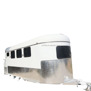 Remorque de transport pour 2 chevaux, à chargement par le haut, avec tête ronde, conforme aux normes australiennes, pour chevaux de course - Product Image 4