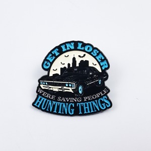 Spilla Smaltata 'Get in Loser' all'Ingrosso, Badge 'We're Bustin Ghost', Spilla per Auto, Gioiello Regalo per Amici - Product Image 5