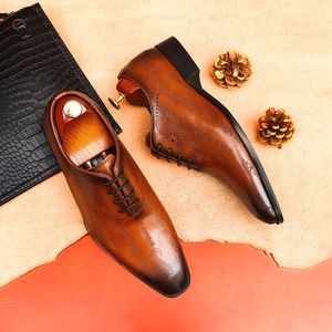 Chaussures pour hommes de haute qualité, cuir véritable, cuir tendance, cadeaux de mariage formels pour hommes - Product Image 1
