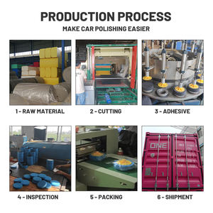 AE bantalan spons pemoles mobil pola jaring, bantalan pengilap mobil 5 inci 125mm untuk memoles mobil - Product Image 6