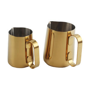 Tasse à mousse de lait en acier inoxydable, ustensiles à café pour les cafés, mousse de lait professionnelle pour le café - Product Image 6