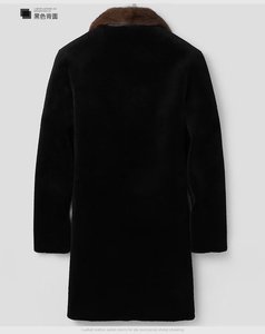 <span class=keywords><strong>Cappotto</strong></span> da <span class=keywords><strong>Uomo</strong></span> di Lusso in Pelliccia di <span class=keywords><strong>Visone</strong></span> Naturale all'Ingrosso 2022, <span class=keywords><strong>Cappotto</strong></span> Lungo Invernale Caldo Personalizzato in Stile Classico - Product Image 4
