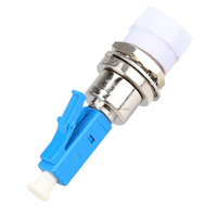 Adaptador Híbrido de Fibra Óptica de Alta Calidad, Monomodo Simplex 9/125 SC FC Macho/Hembra con Carcasa de PC para Conexiones de Cable