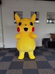 Costume <span class=keywords><strong>adulte</strong></span> unisexe vente en gros mascotte de costume de <span class=keywords><strong>Pikachu</strong></span> géante gonflable en peluche pour adultes pour la location - Product Image 3