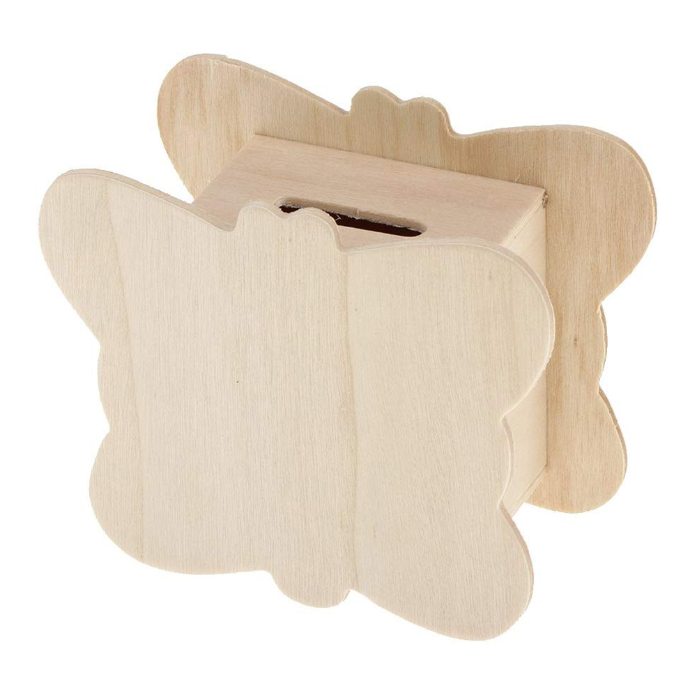 Коробка для денег, дизайнерская коробка для денег, античная деревянная НЕОБРАБОТАННАЯ фанера SHUANGLONG 12x4x12 см, дерево