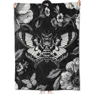 <b>Halloween</b> Skull Pumpkin Bat Flannel <b>Blanket</b> <b>Throw</b> <b>Blanket</b> Nap <b>Blanket</b> Fall Decor Trick or Treat Skin Friendly Reversible OEM ODM - Product Image 5
