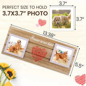 Pet <strong>Memorial</strong> Gifts Pet Loss <strong>Memorial</strong> <strong>Frame</strong> Leave Paw Prints on Our Hearts Paw Prints Sympathy <strong>Frame</strong> Gift for Loss of Dog&amp;cat - Product Image 5