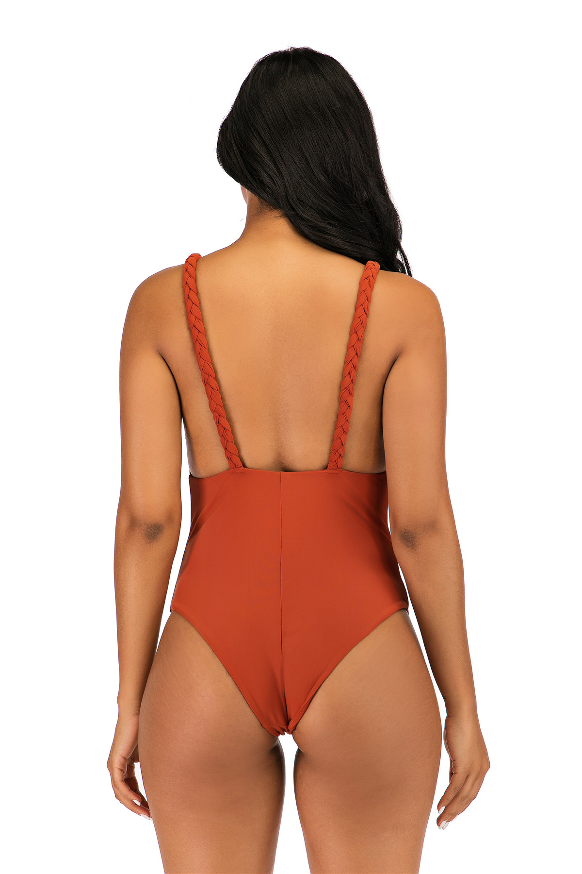 2021 hot sale sexy solid One piece swimsuit
