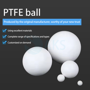 كرات PTFE مخصصة عالية الدقة عالية الجودة سطح مصقول دائم من البلاستيك معالجة المياه بأفضل سعر - Product Image 2