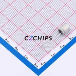 Condensateur électrolytique hybride solide-liquide en aluminium HBS101M1EBK-0608, traversant, D6.3xL8mm 100uF 20% 25V - Product Image 2