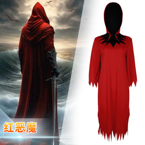 Disfraz de Diablo Rojo Grim Reaper para Halloween, Cosplay, Juego de Roles, Fiesta, Actuación en Escenario, Talla Adulto - Product Image 2