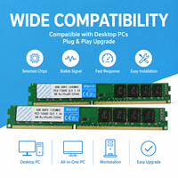 Module de RAM de bureau Vaseky DDR3 ECC 4 Go/8 Go 1333/1600 MHz PC3-12800 240PIN DIMM pour mise à niveau d'ordinateur, stable et en stock