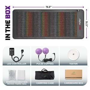 Kasur Terapi Pemanas Luxuryade A7000 FlR PEMF Inframerah dengan Kristal Ion Negatif Amethyst - Product Image 6