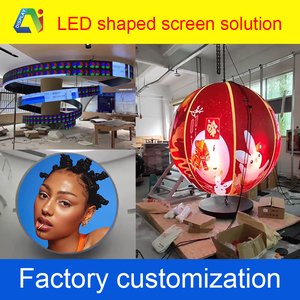 Tùy chỉnh P4 Kích thước mát sexy DJ mặt tiền LED thông minh Màn hình hiển thị đầy đủ màu sắc mềm LED Video tấm Tường cho DJ gian hàng hộp đêm - Product Image 5