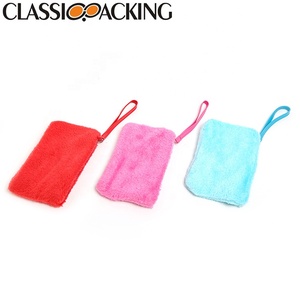 BSCI ISO Sedex FAMA rifornimento all'ingrosso della fabbrica pelliccia personalizzata trucco rosa personalizzato <span class=keywords><strong>borsa</strong></span> da viaggio con cerniera <span class=keywords><strong>borsa</strong></span> cosmetica per donna - Product Image 5