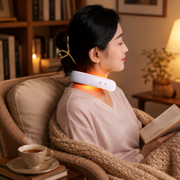 Masseur électrique Shiatsu pour le cou, chaleur infrarouge, physiothérapie, 6 modes, 15 intensités, pétrissage profond, nettoyage détachable, pour le cou/les épaules