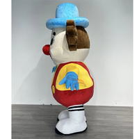 Nouveau costume de mascotte de clown de cirque adulte gonflable tenue de danse-performance colorée pour les clowns professionnels et les artistes de l'événement