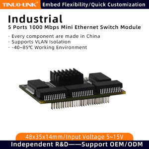 YN-SG10501 des Pipeline-Inspektions roboters Industrial 48*35mm Mini 5 Port Gigabit <span class=keywords><strong>Switch</strong></span> <span class=keywords><strong>Ethernet</strong></span>-Modul mit 10 Gbit/s Kapazität - Product Image 2