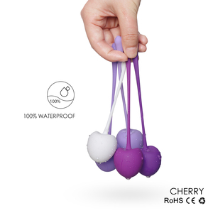 S011 boules de <span class=keywords><strong>Kegel</strong></span> en forme de cerise boules de vagin de poids différent pour l'exercice musculaire du plancher pelvien féminin améliorant la santé - Product Image 5
