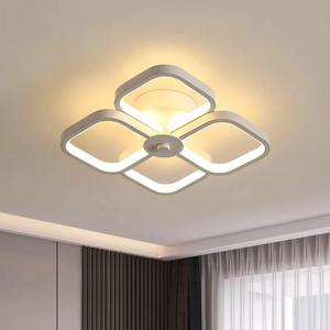 Lámpara de Techo Cuadrada de Metal Moderna Nórdica, <span class=keywords><strong>Panel</strong></span> Negro, LED Simple y Elegante, de Hierro y PS, Empotrada, para Dormitorio, Decoración Interior de Vestidor - Product Image 3