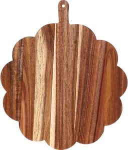 Planche à découper <span class=keywords><strong>en</strong></span> <span class=keywords><strong>bois</strong></span> d'acacia avec poignée pour un usage domestique, plateau à fromage et à aliments cuisinés, plateau à fleurs créatif et portable - Product Image 1