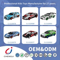 Chengji RC Drift Auto 4WD Hochgeschwindigkeits-Rennmodell 2,4 GHz mit Simulationslicht und -geräuschen 1:24 Cooles Design Ferngesteuertes Drift-Spielzeugauto