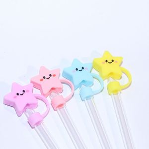 Custom Disposable Modern Silicone Tip Cover Cap 10Mm 3D Bow Flower Straw Topper 40Oz Bar Accessories - Product Image 4