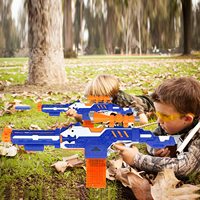Pistolas de Juguete para Niños con Sonido y Balas de Espuma, Rifle de Francotirador 4 en 1, Pistola de Dardos Eléctrica, Pistola de Largo Alcance