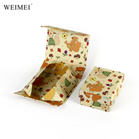 Caja de papel de tamaño de patrón personalizado de cartón plegable magnético reutilizable WEIMEI para embalaje de regalo de marca de lujo ropa embalaje al por menor