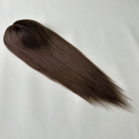 Listo para Enviar: Topper Tejido de Alta Densidad y Calidad para Aumentar el Volumen del Cabello en la Parte Superior, Fácil de Usar, Venta al por Mayor para Salones, Suministro Estable
