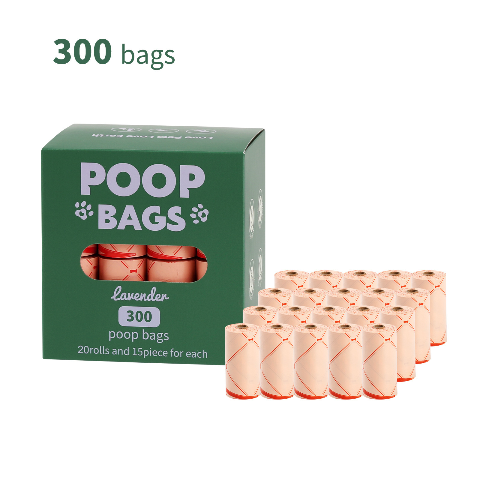 En boîte de 20 rouleaux