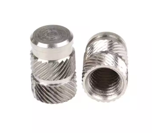 Dado per inserto filettato in acciaio inossidabile con zigrinatura elicoidale - Product Image 3