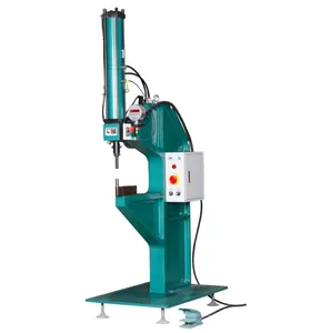 Sheet metal hand rivet less riveting clinching machine for HVAC air duct