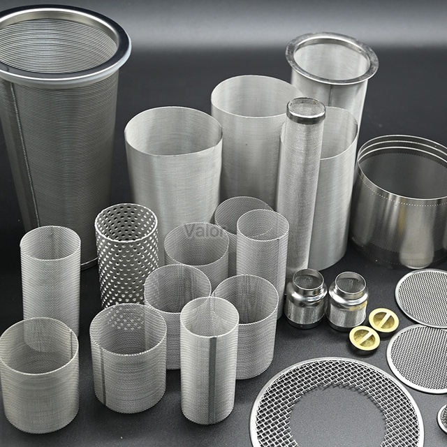 Stainless Steel Mesh Cylinder Filter Screen Metal Mesh Tubes for Impurities Removal Premium Quality Filter Meshes