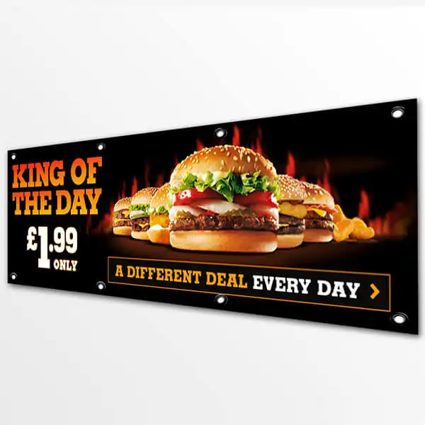 Promotional advertising hand held retractable fan banner