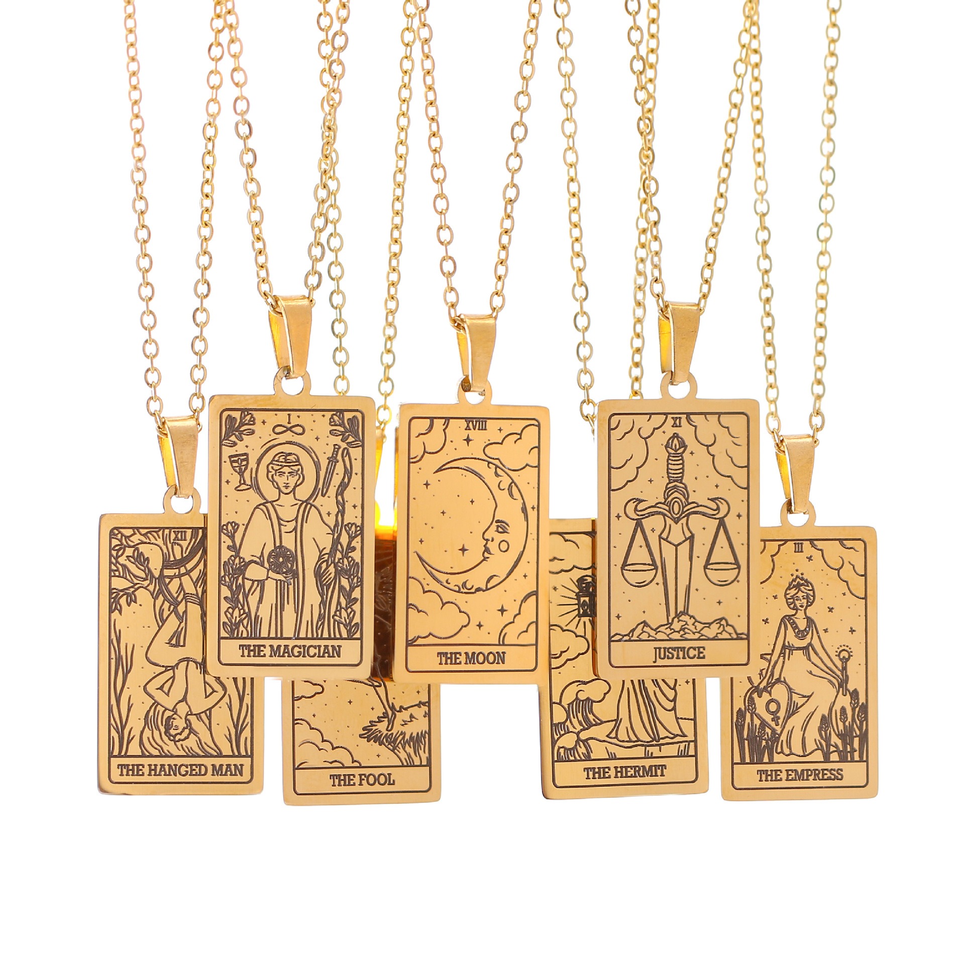 Ketting met 3 Namen Paperclip bestellen? Paperclip ketting online