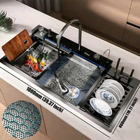 Nouvelle Évier de Cuisine Moderne 2026 en Acier Inoxydable SUS 304 avec Affichage Numérique LED pour la Maison