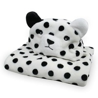 Tianjingmai — couverture à capuche pour bébé, vêtement pour poussette en flanelle, Cape en peluche, couette pour enfant en bas âge