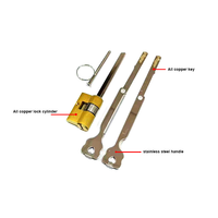 Cylindre de serrure électronique 42mm, serrure à chaîne en laiton zingué, étanche IP65, accessoires de serrure intelligente pour la maison