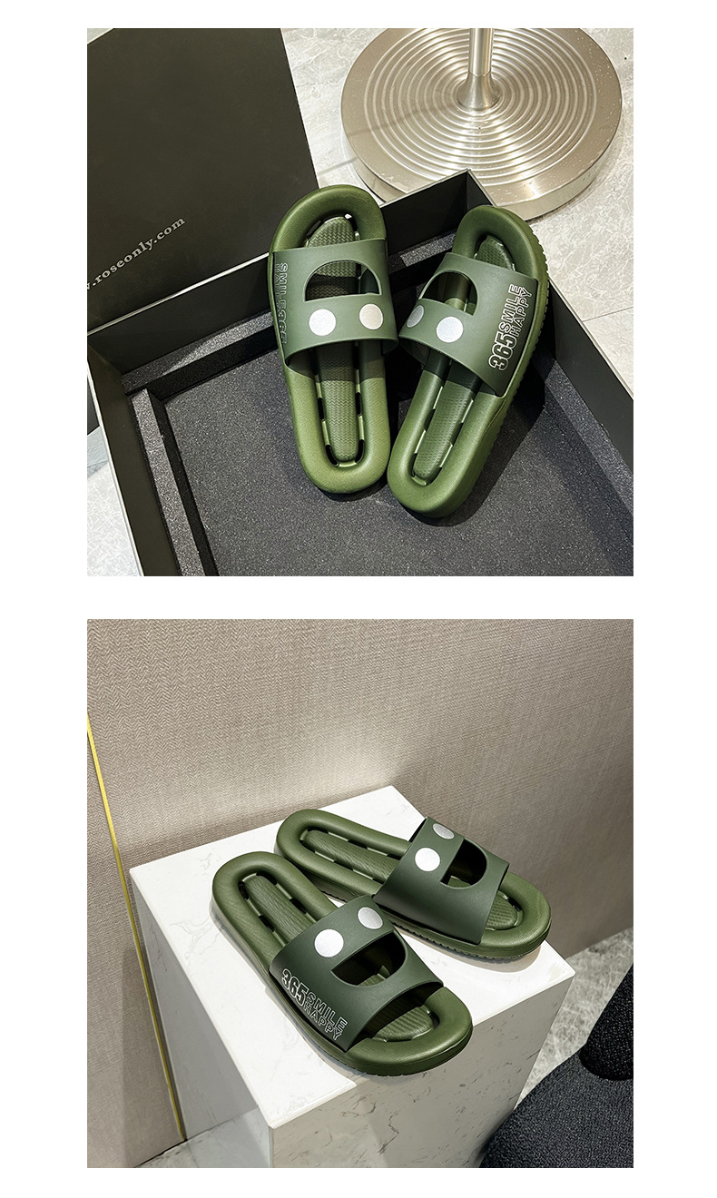 Couples Bathroom Non-slip Hollowed Out Bath Slippers for Men Women EVA PVC Slides