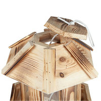 Mangeoire à oiseaux en bois