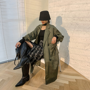 Su misura signore di autunno della molla cappotto più il formato lungo delle donne di trincea del rivestimento del cappotto per le donne - Product Image 4