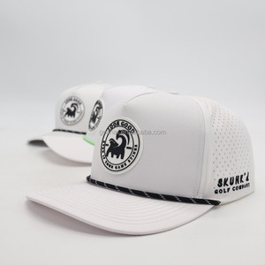 Gorra de Béisbol Flotante OEM GOLFHAT de PVC con Logotipo Personalizado, Impermeable, de Alto Rendimiento, con Cierre a Presión - Product Image 1